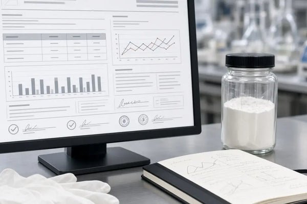 Aniracetam certificate of analysis showing laboratory quality documentation and purity verification