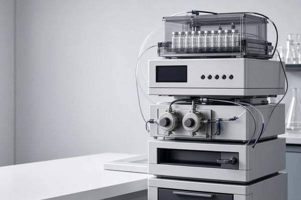 HPLC instrument used for laboratory analysis of geometric isomers