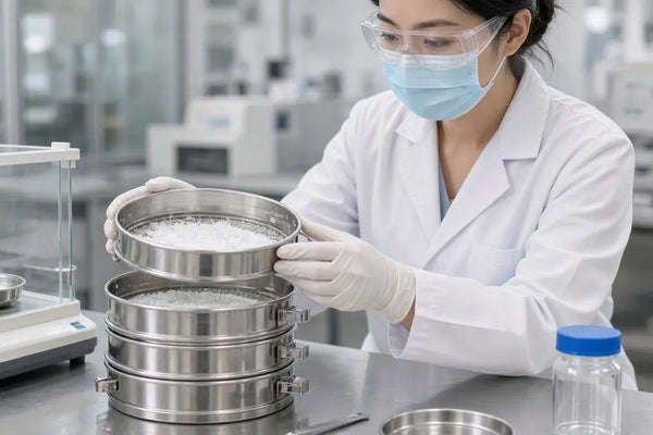 How Should Labs Perform Sieve Analysis On Phenibut HCL Powder?