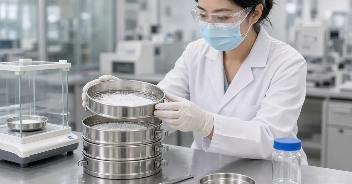How Should Labs Perform Sieve Analysis On Phenibut HCL Powder?
