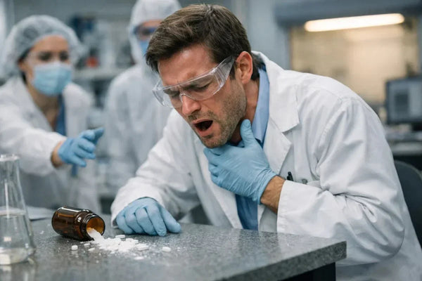 Laboratory researcher accidental tianeptine exposure