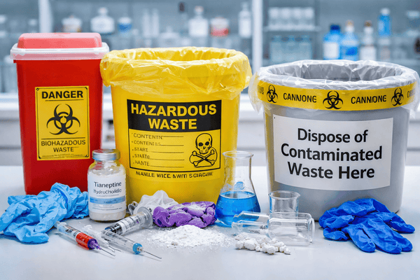 Proper disposal of laboratory waste