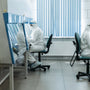 Researchers doing an experiment in the lab