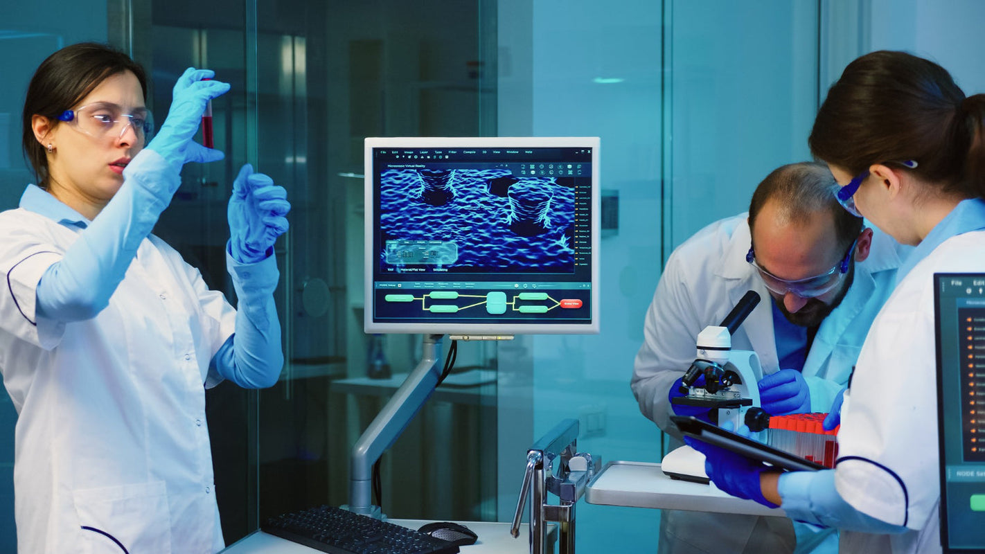 Researchers studying synaptic function using tianeptine in laboratory