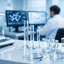 Tianeptine discontinuation research laboratory with advanced equipment.