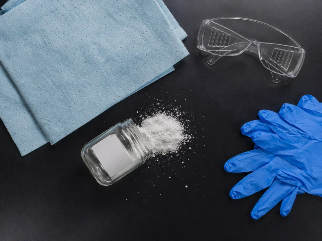How Should Labs Decontaminate After A Pramiracetam Spill?
