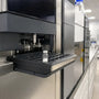 HPLC instrument analyzing pramiracetam powder sample in laboratory