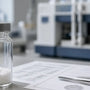 Phenibut HCL powder quality inspection in a laboratory setting