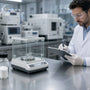 Research laboratory setup for verifying research-grade aniracetam purity using analytical testing equipment