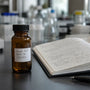 Pramiracetam research material vial in a laboratory setting