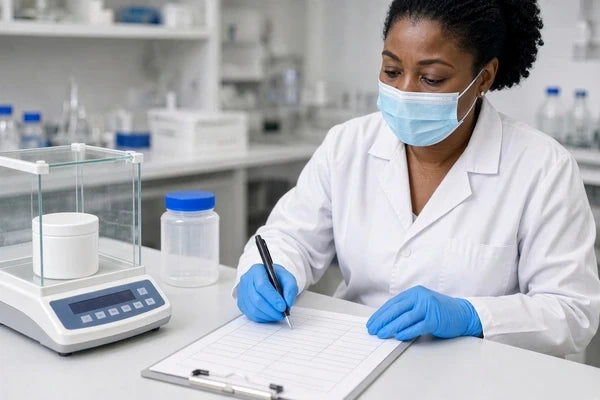 a researcher conductiong research