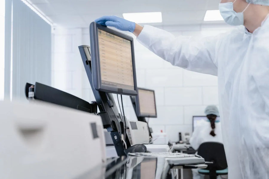 a scientist analyzing the results of the scientific research
