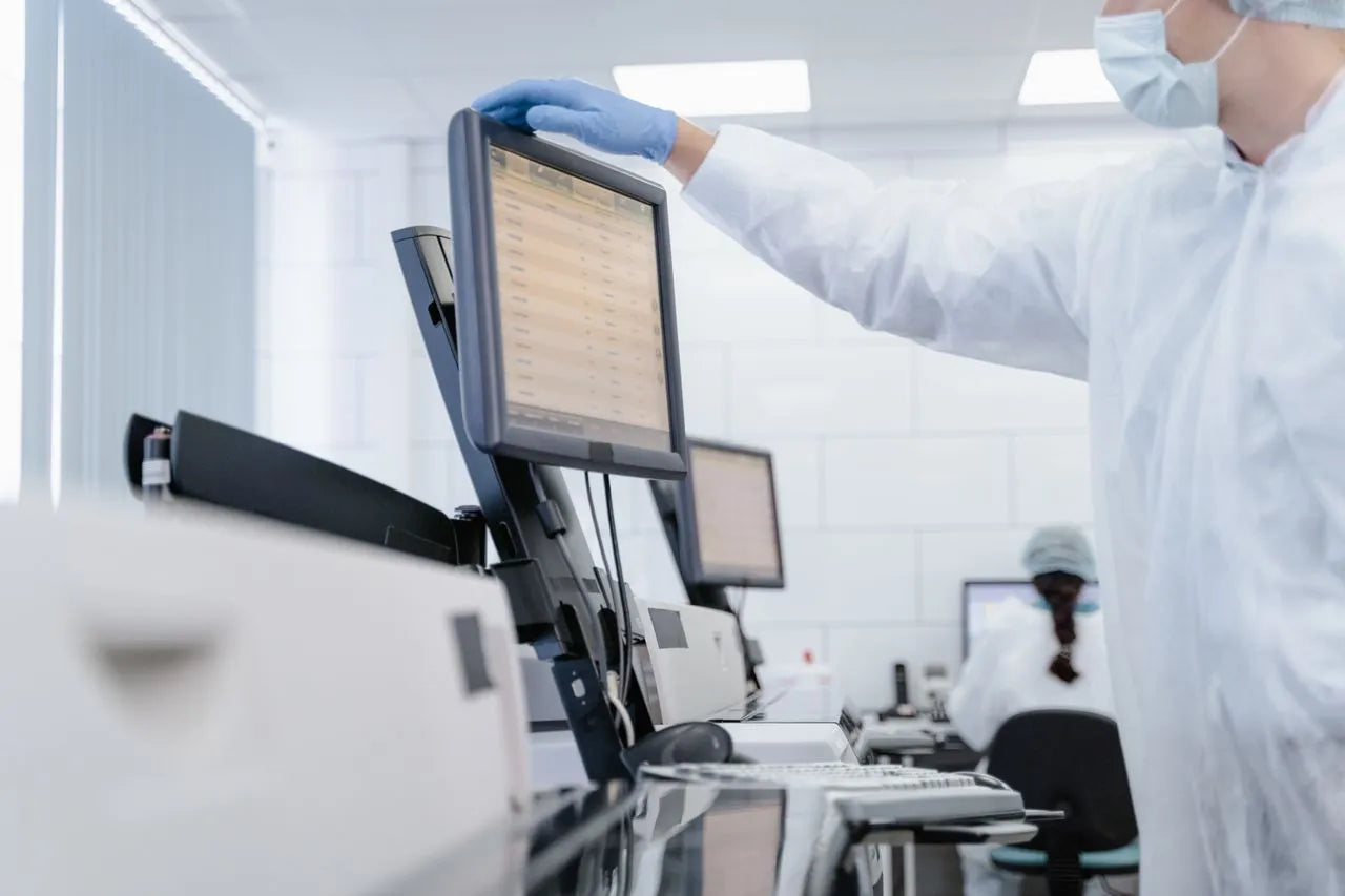 a scientist analyzing the results of the scientific research
