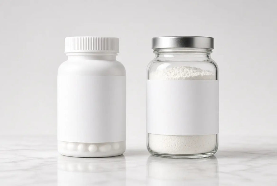 chemical compounds in capsules and powder