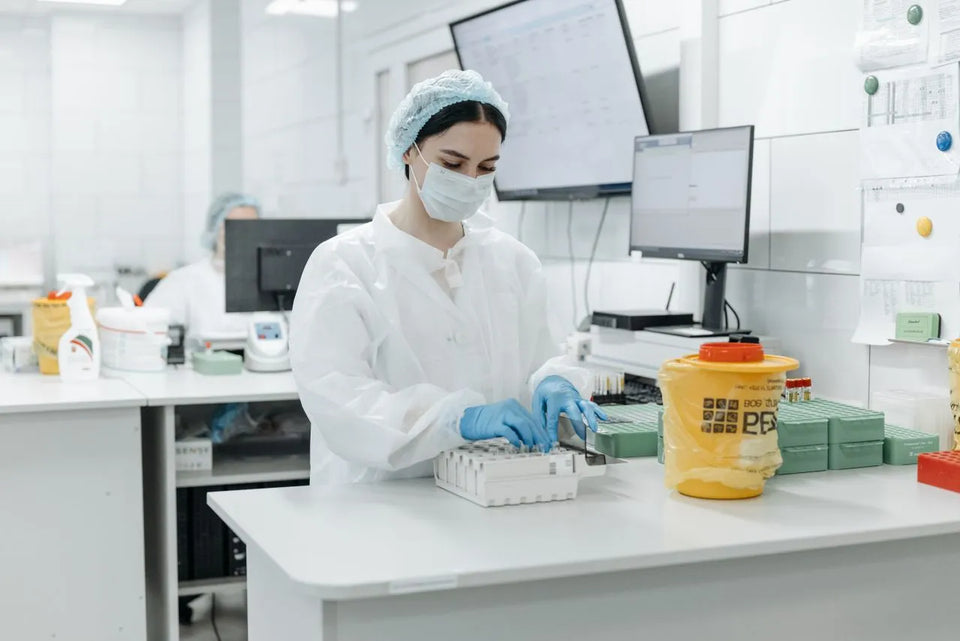 scientist working on a scientific research