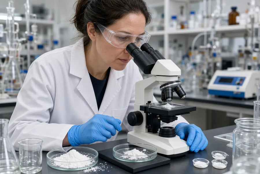 woman conducting research