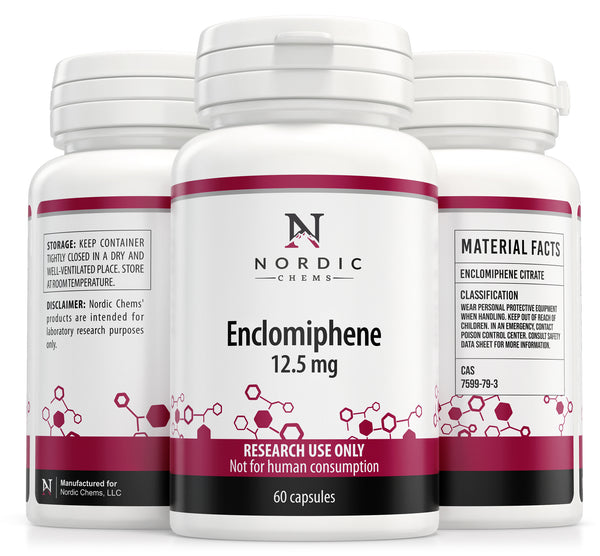 Enclomiphene (12.5mg/capsule), 60 Capsules