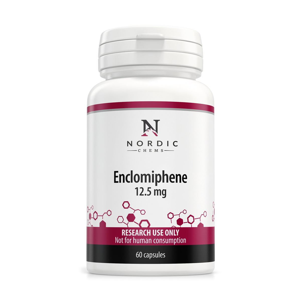 Enclomiphene (12.5mg/capsule), 60 Capsules