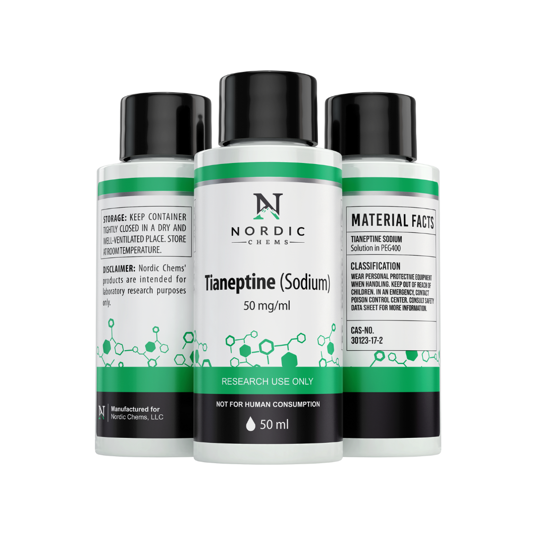 Tianeptine Sodium Solution 50mg/ml - 50ml