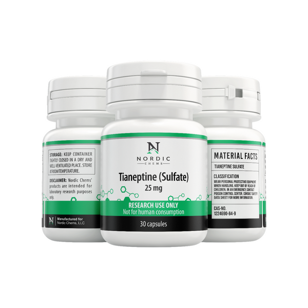 Tianeptine Sulfate, 30 Capsules