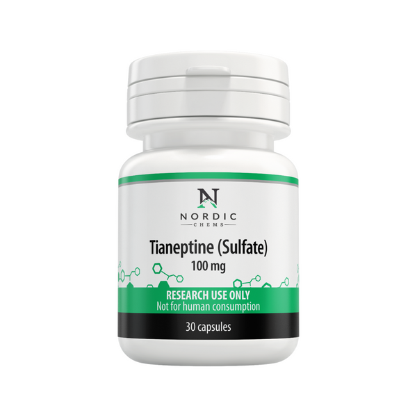 Tianeptine Sulfate, 30 Capsules