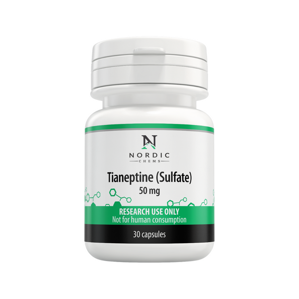 Tianeptine Sulfate, 30 Capsules